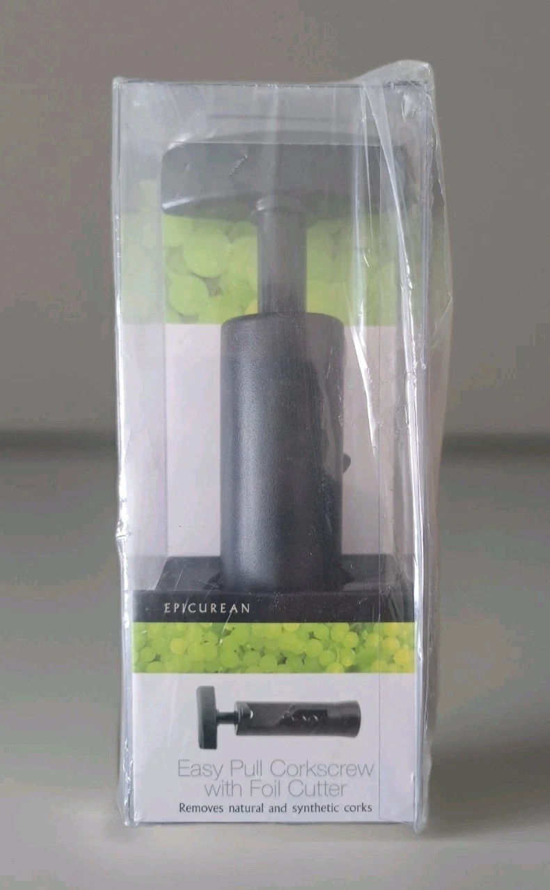 Epicurean 18 x 8 x 5 cm Easy Pull Corkscrew, Black