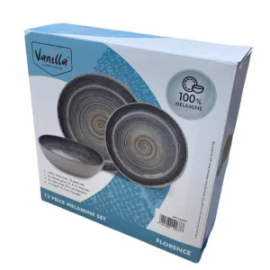 Florence 12 piece Melamine Dinner set box