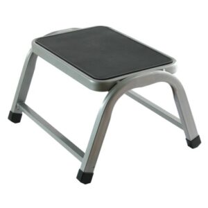 Silver Grey Single Steel Step