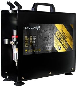 Sagola Twin piston Air Brush compressor Cp2000.jpg