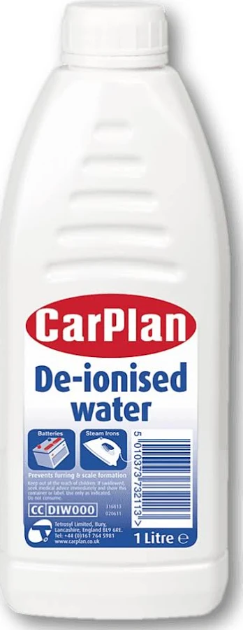 Carplan deionised water